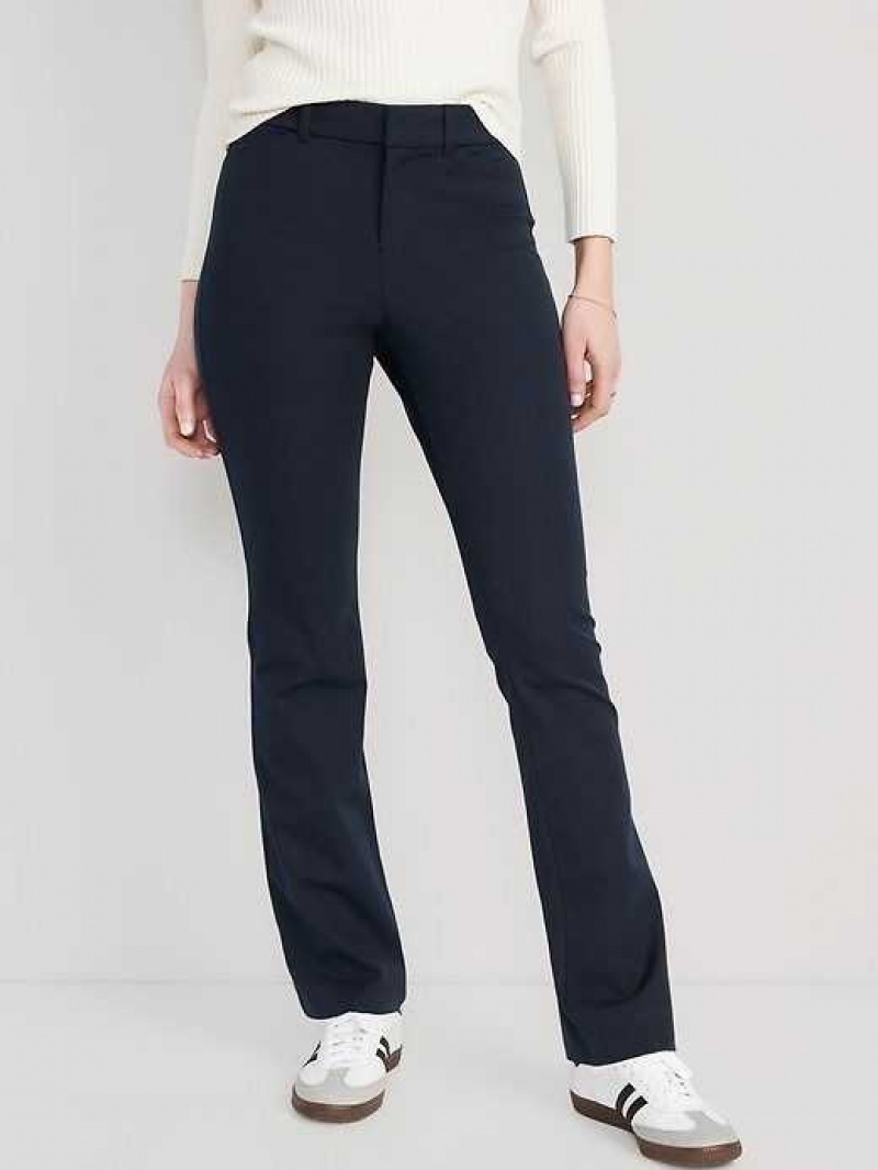 Old Navy High-Waisted Pixie Flare Pants Navy | YRS637192