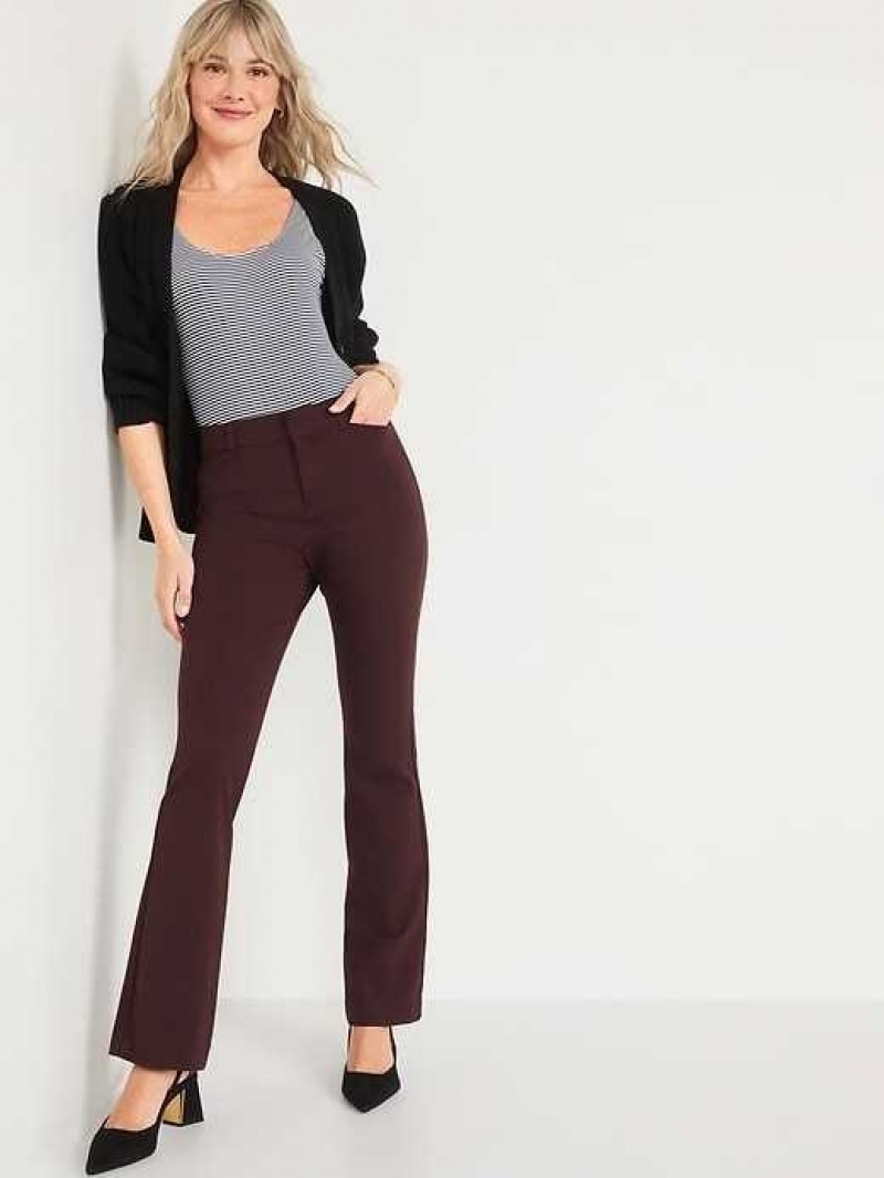 Old Navy High-Waisted Pixie Flare Pants Raisin Arizona | UPC295467