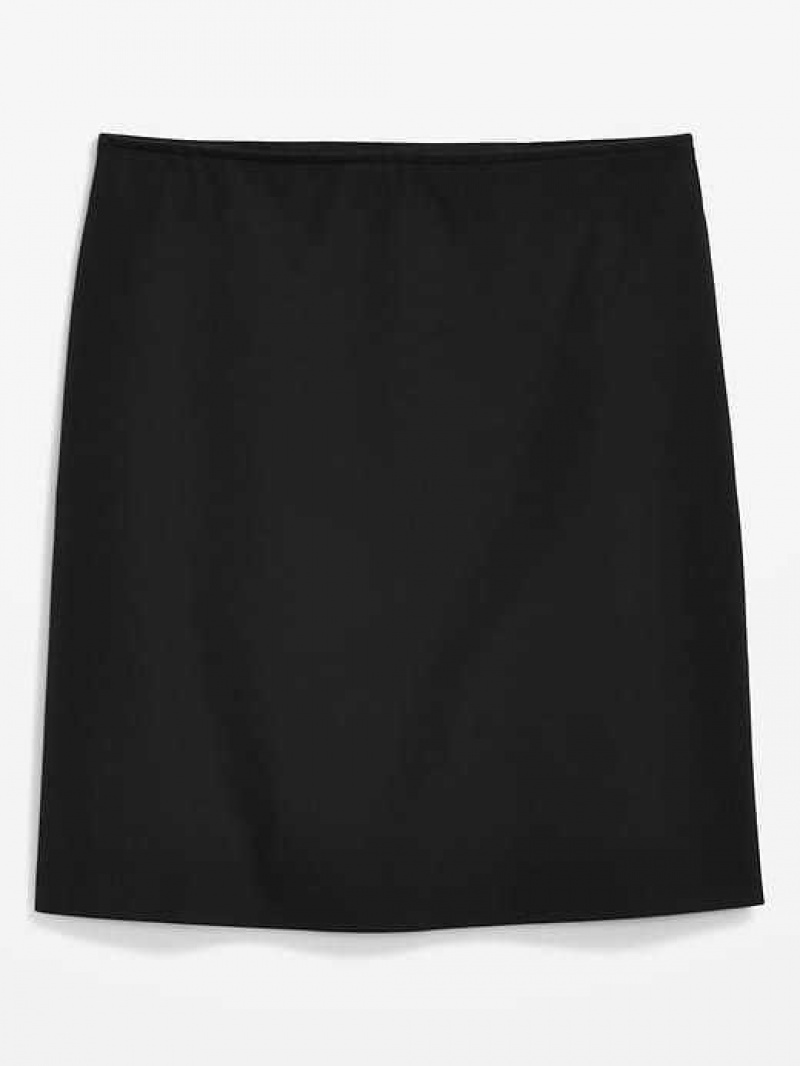 Old Navy High-Waisted Pixie Mini Skirt Black | DSA682913