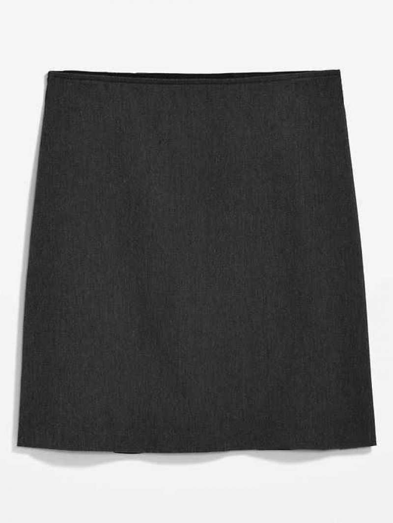 Old Navy High-Waisted Pixie Mini Skirt Dark Grey | DFE960541