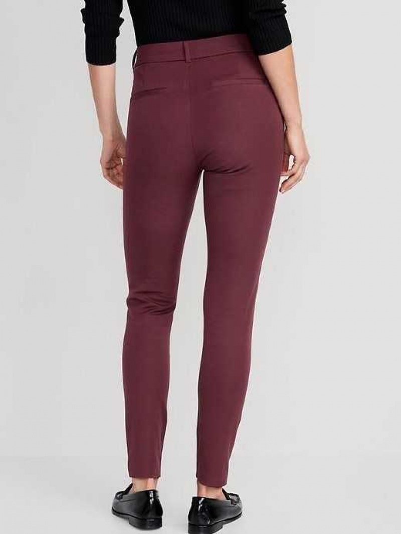 Old Navy High-Waisted Pixie Skinny Pants Raisin Arizona | VKL367902