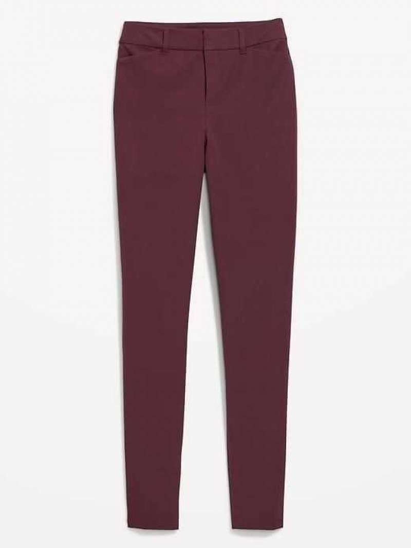 Old Navy High-Waisted Pixie Skinny Pants Raisin Arizona | VKL367902