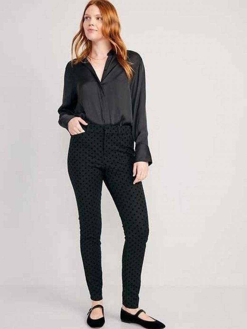 Old Navy High-Waisted Pixie Skinny Pants Black | YTO069258