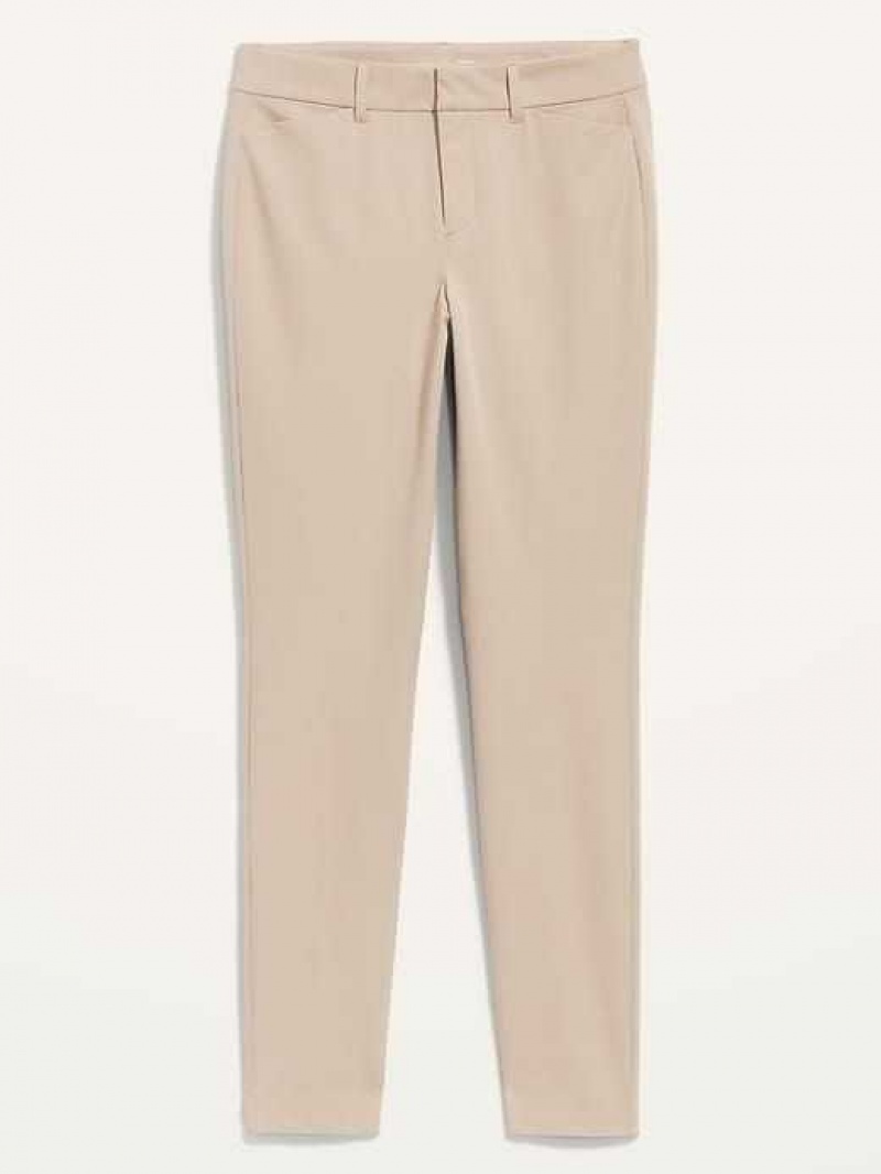 Old Navy High-Waisted Pixie Skinny Pants Beige | MKZ012843