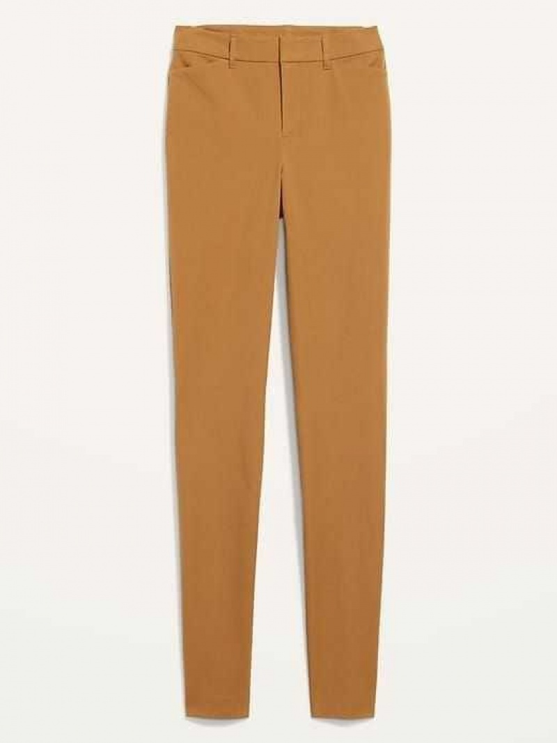 Old Navy High-Waisted Pixie Skinny Pants Bourbon | FYT512673