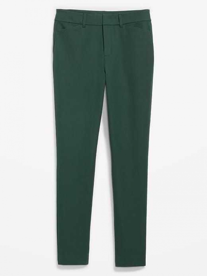 Old Navy High-Waisted Pixie Skinny Pants Dark Green | EGA623851