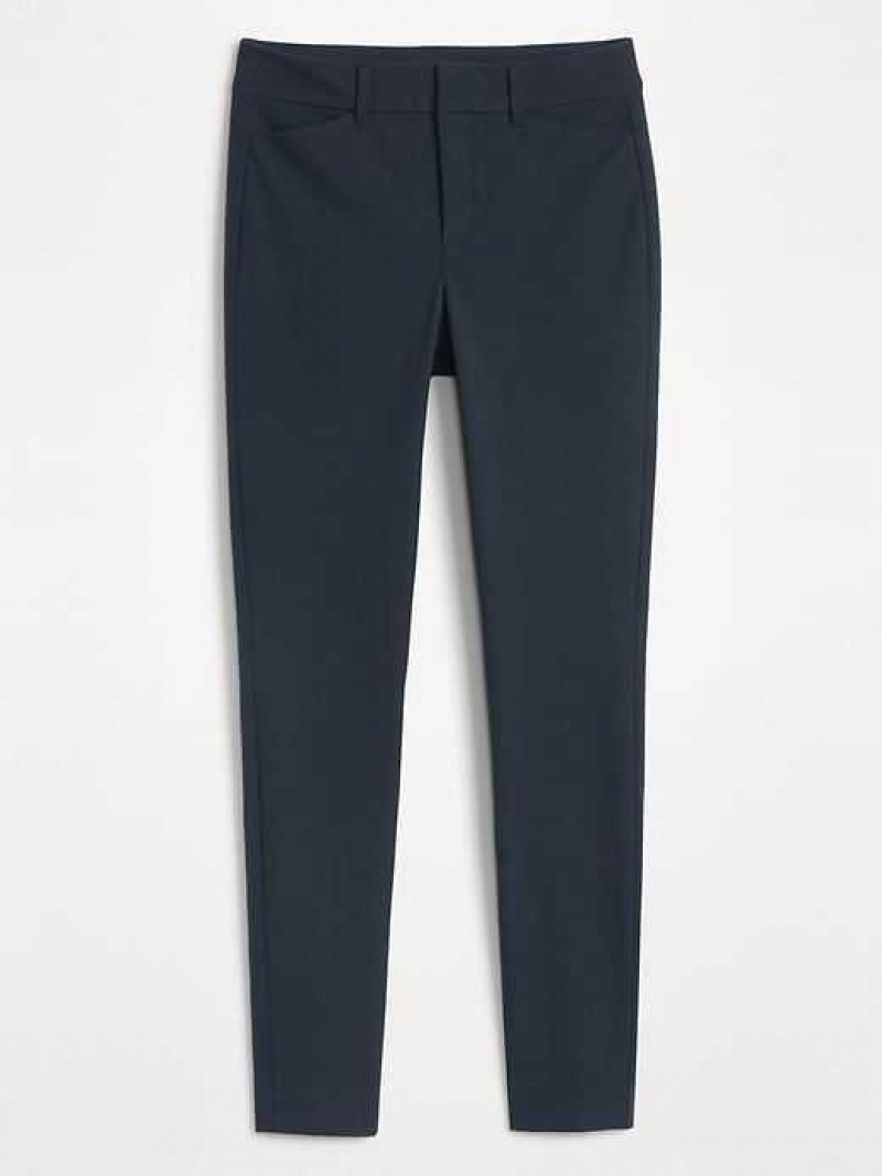 Old Navy High-Waisted Pixie Skinny Pants Navy | AGR592764