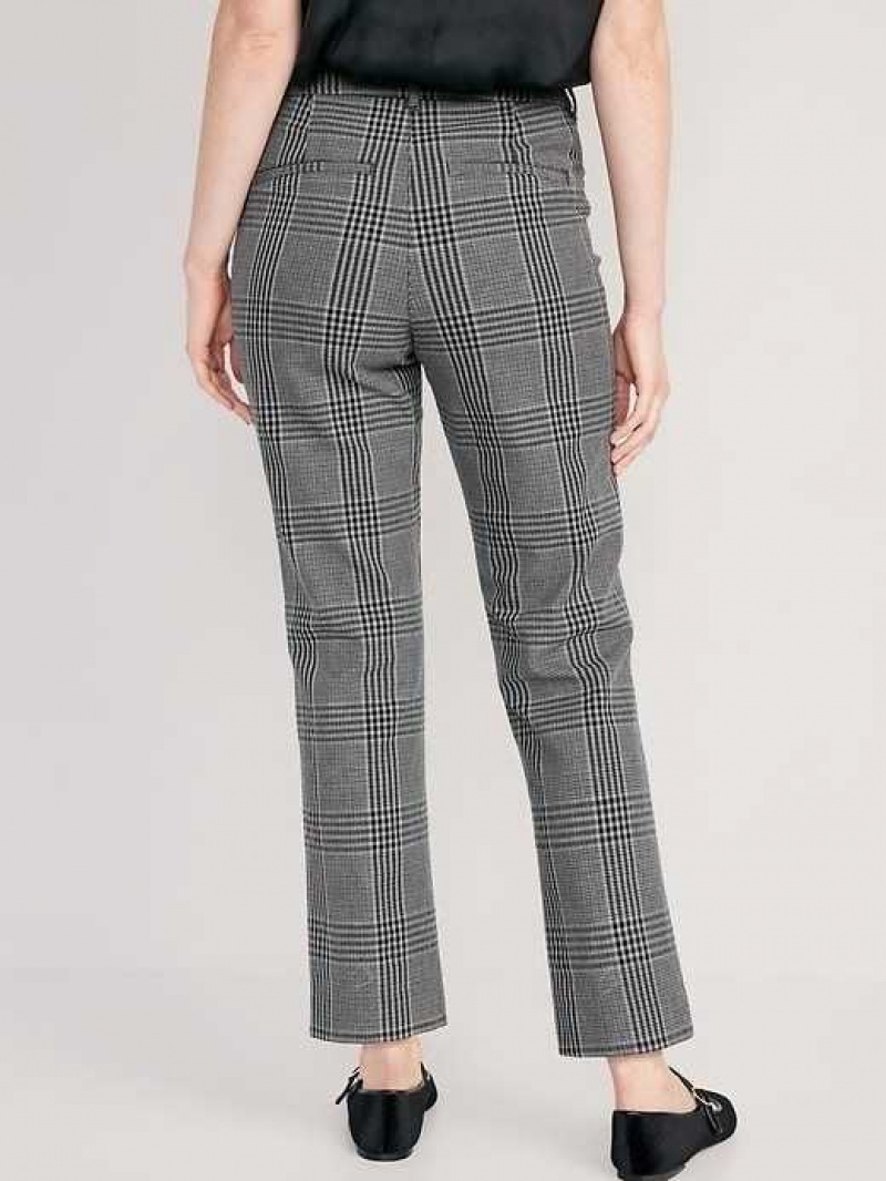 Old Navy High-Waisted Pixie Straight Ankle Pants Grey | RTA872305