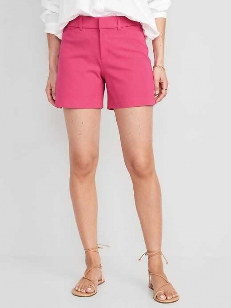 Old Navy High-Waisted Pixie Trouser Shorts Flower | KQZ471539