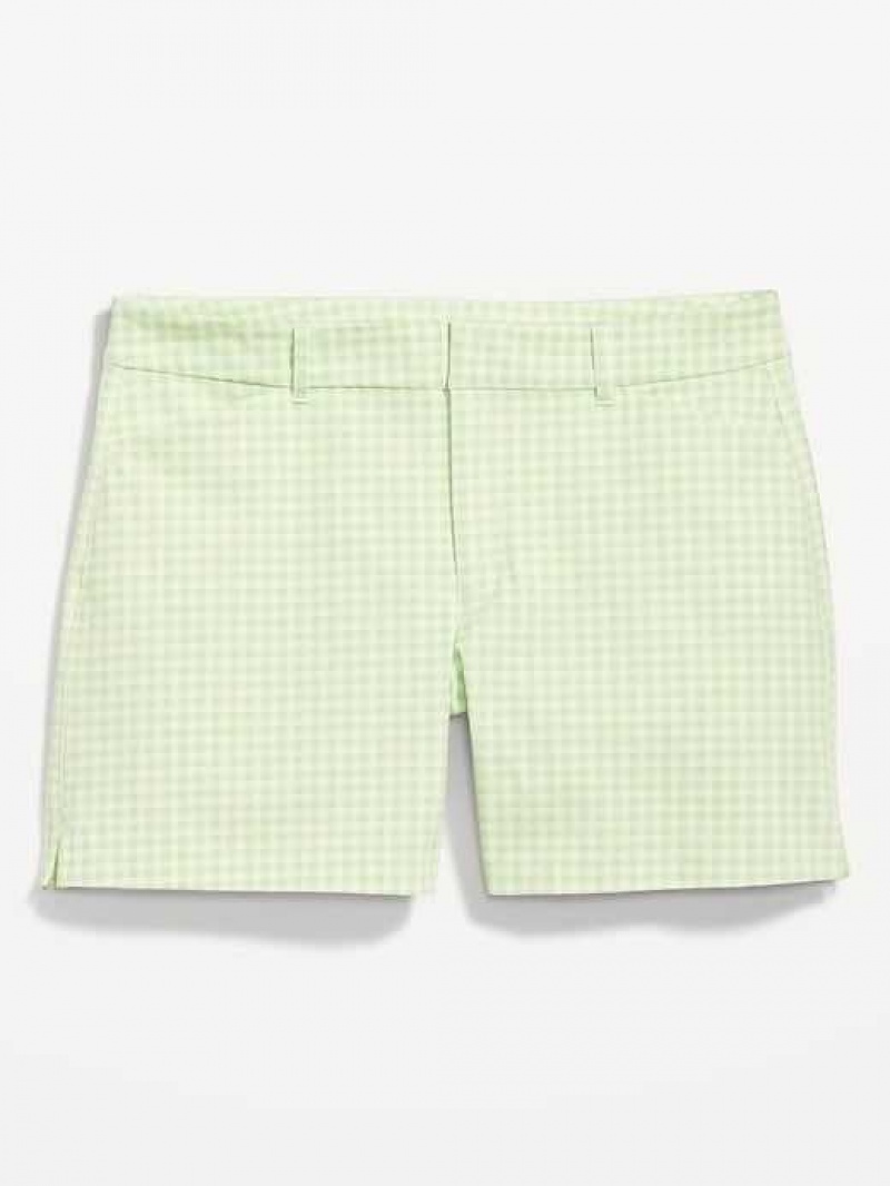 Old Navy High-Waisted Pixie Trouser Shorts Green | GYX763280