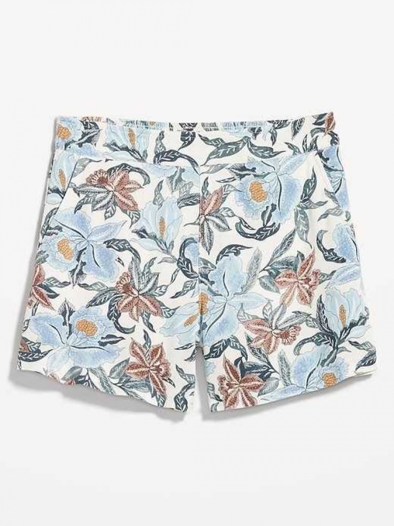 Old Navy High-Waisted Playa Soft-Spun Shorts Blue | AFY263917