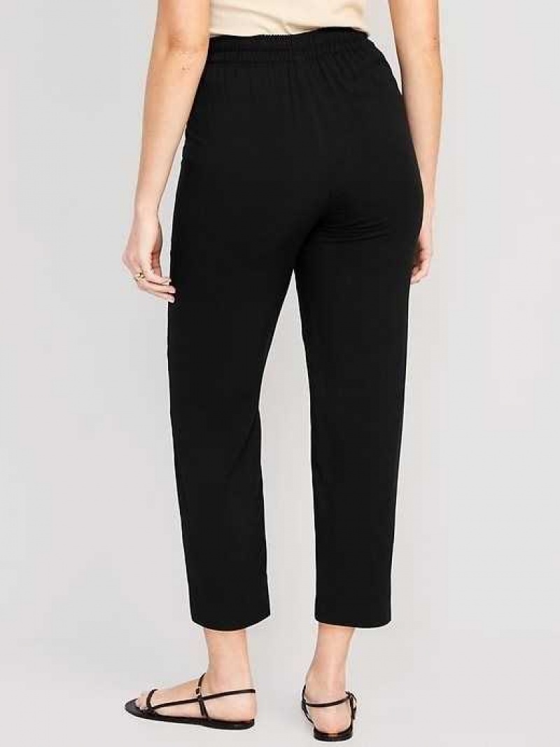 Old Navy High-Waisted Playa Taper Pants Blackjack | SYB859140