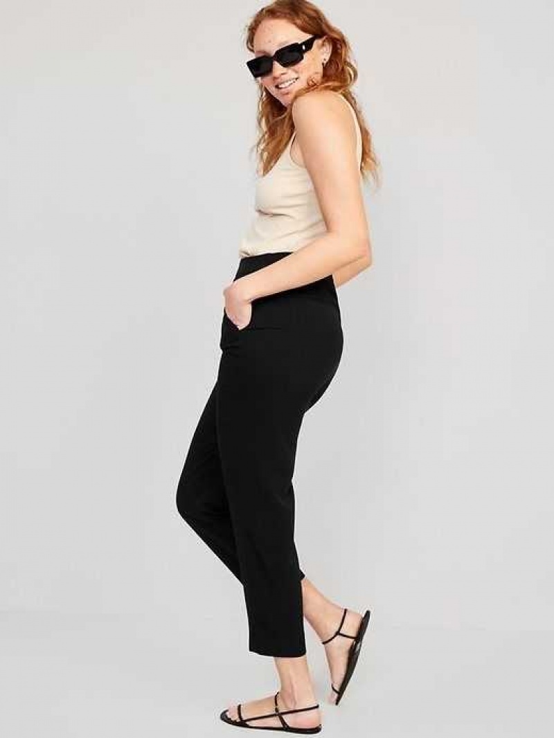 Old Navy High-Waisted Playa Taper Pants Blackjack | SYB859140