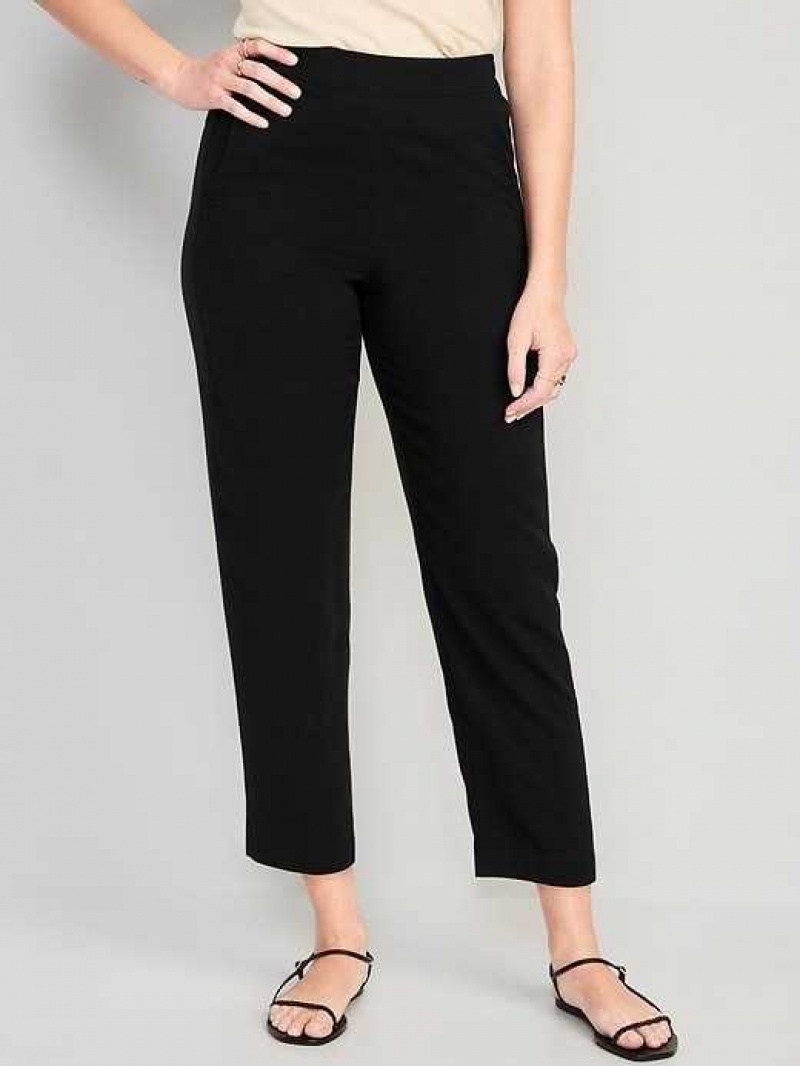 Old Navy High-Waisted Playa Taper Pants Blackjack | SYB859140