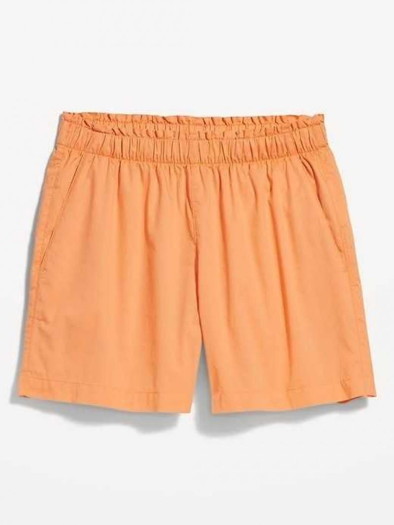 Old Navy High-Waisted Poplin Pull-On Shorts Sunfish | UBR248631