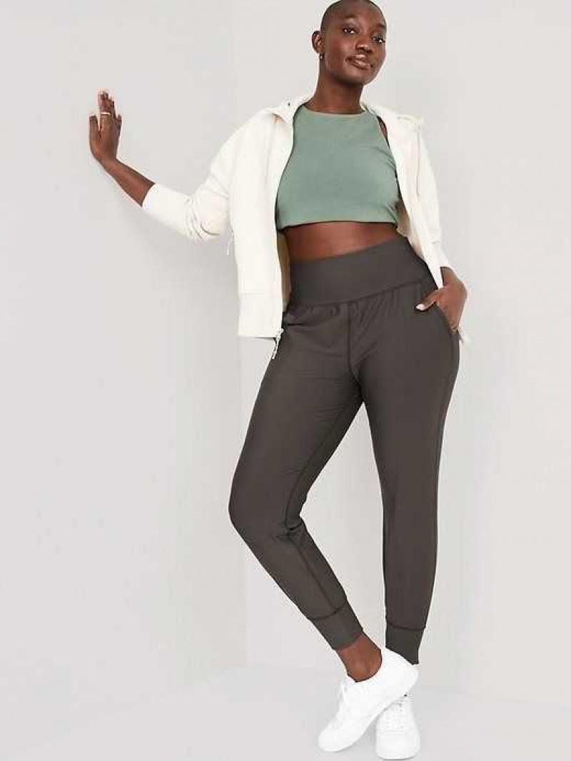 Old Navy High-Waisted PowerSoft 7/8 Joggers Into The Woods | QCA792831