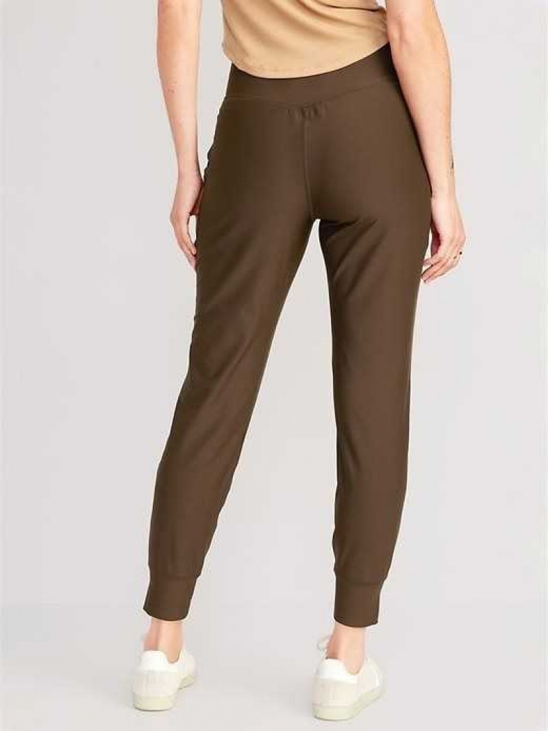 Old Navy High-Waisted PowerSoft 7/8 Joggers Coffee | HAV862450