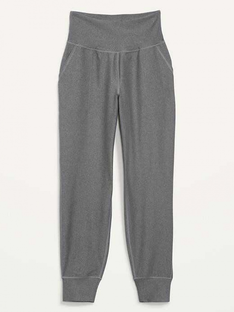 Old Navy High-Waisted PowerSoft 7/8 Joggers Grey | AYE059123