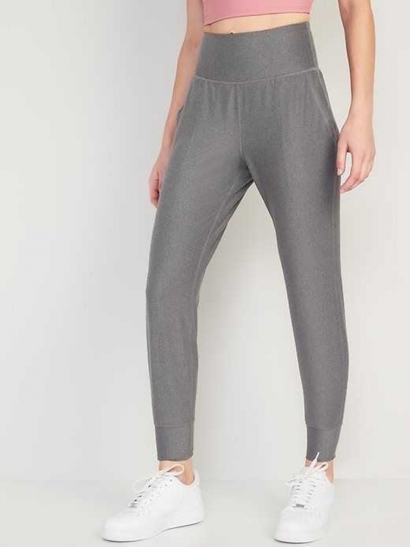 Old Navy High-Waisted PowerSoft 7/8 Joggers Grey | AYE059123