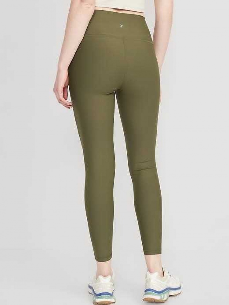 Old Navy High-Waisted PowerSoft 7/8 Leggings Alpine Tundra | VGN406718