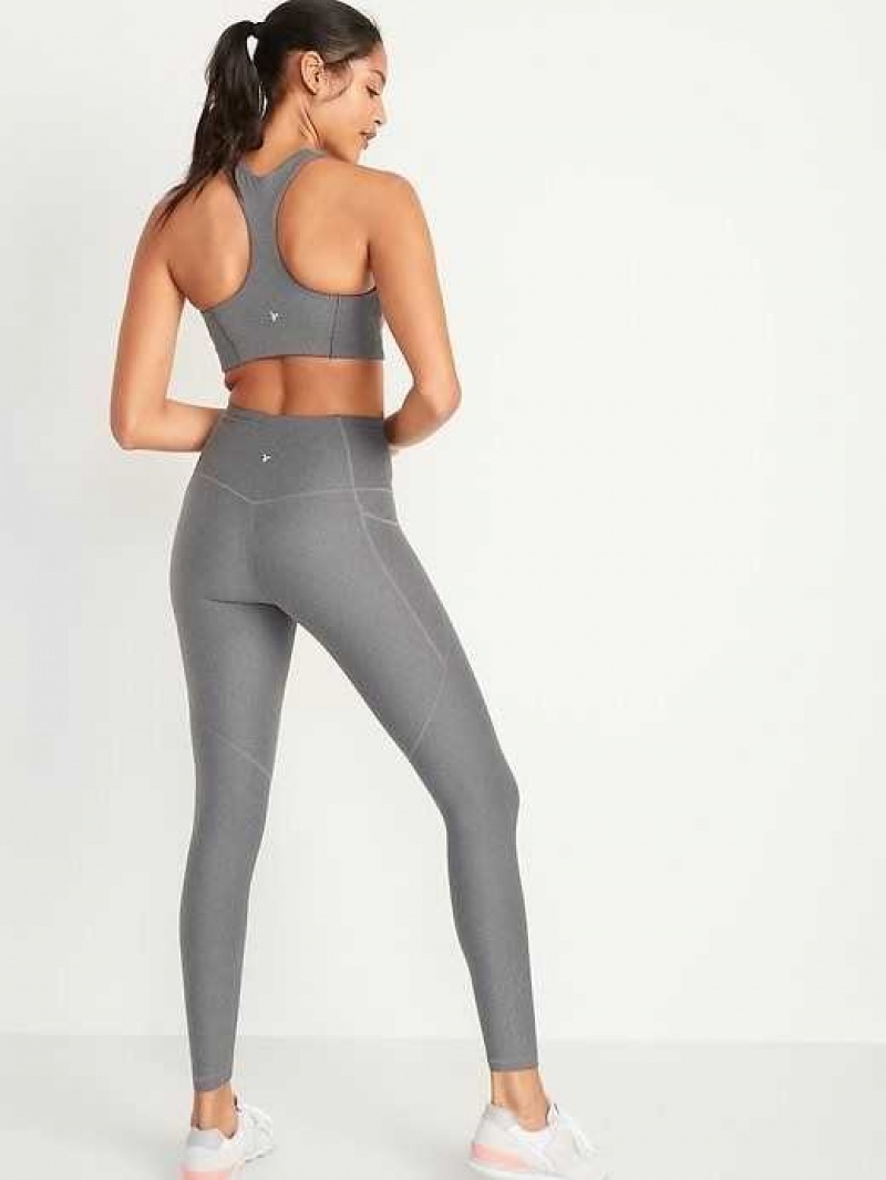 Old Navy High-Waisted PowerSoft 7/8 Leggings Grey | QAW826309