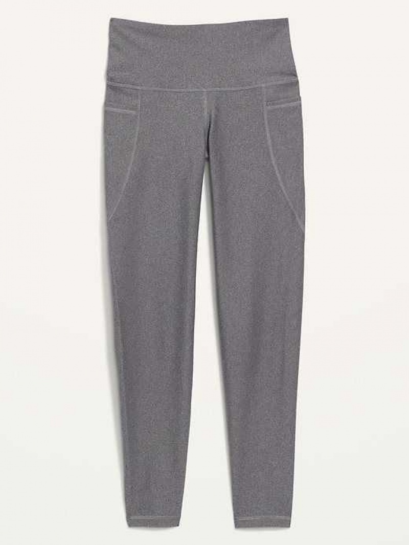 Old Navy High-Waisted PowerSoft 7/8 Leggings Grey | QAW826309