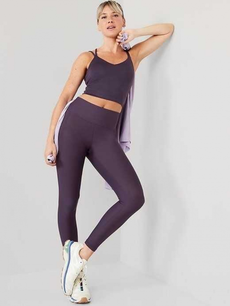 Old Navy High-Waisted PowerSoft 7/8 Leggings Nebula | MBU653017