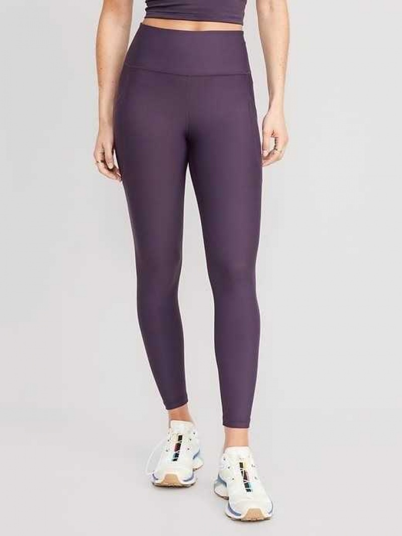 Old Navy High-Waisted PowerSoft 7/8 Leggings Nebula | MBU653017