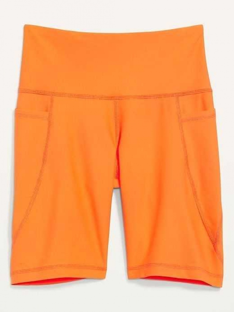 Old Navy High-Waisted PowerSoft Biker Shorts Coral | VJD607921