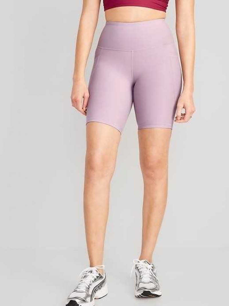 Old Navy High-Waisted PowerSoft Biker Shorts Wanderlust | UGT462970