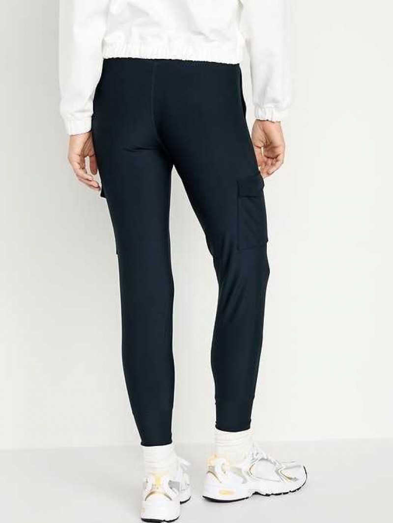 Old Navy High-Waisted PowerSoft Cargo Joggers Navy | KMY581402