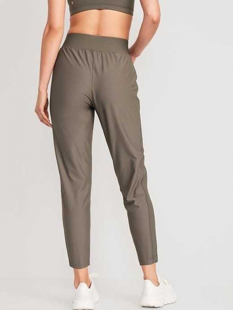 Old Navy High-Waisted PowerSoft Combination Taper Pants Grey | WOS910853