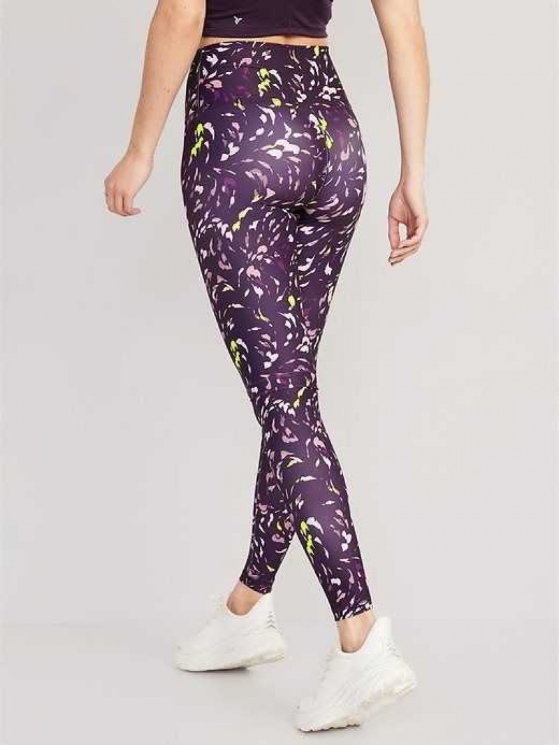 Old Navy High-Waisted PowerSoft Leggings Purple | LOE293845