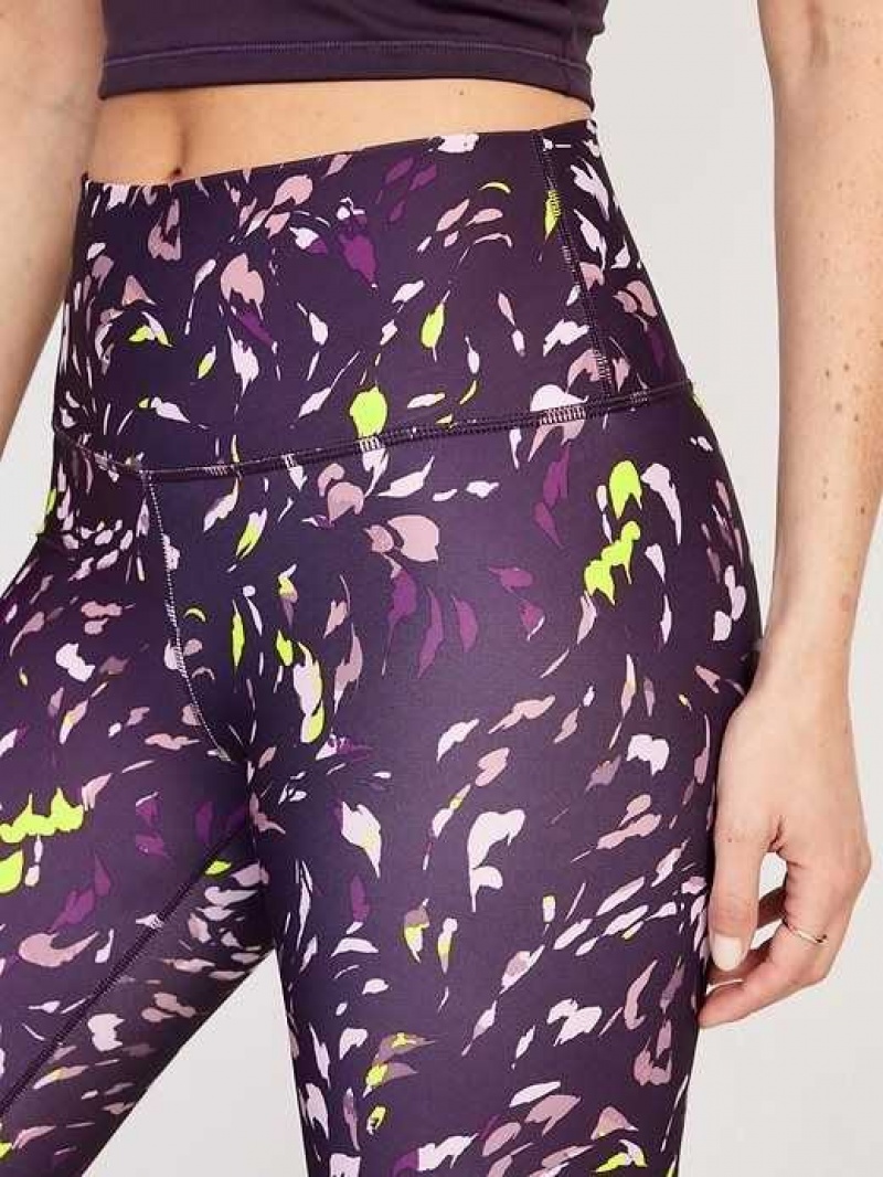 Old Navy High-Waisted PowerSoft Leggings Purple | LOE293845