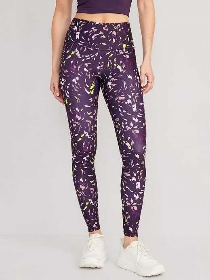 Old Navy High-Waisted PowerSoft Leggings Purple | LOE293845