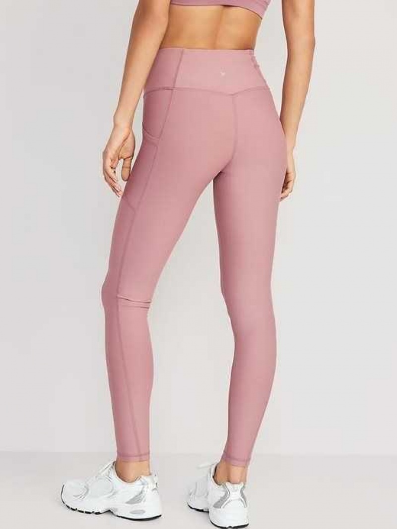 Old Navy High-Waisted PowerSoft Leggings Woodrose | KQD924865