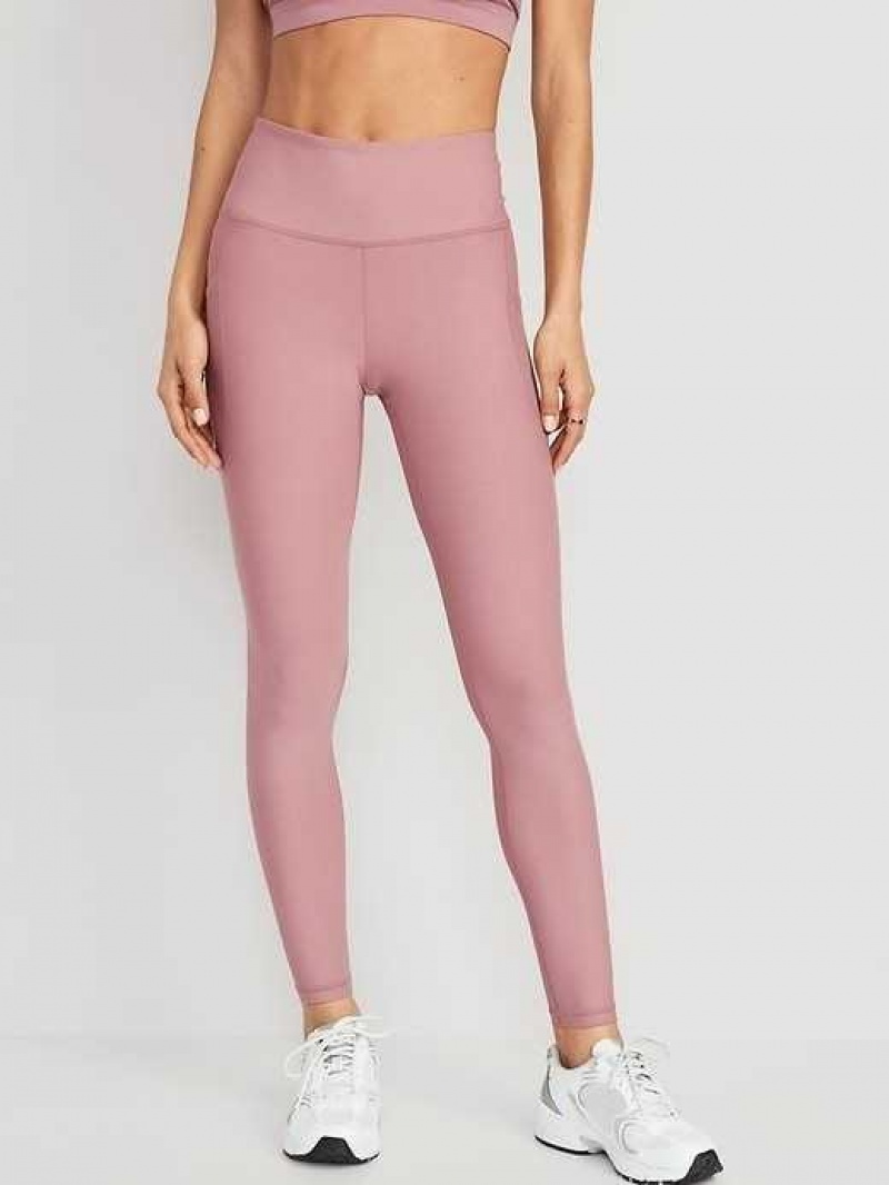 Old Navy High-Waisted PowerSoft Leggings Woodrose | KQD924865