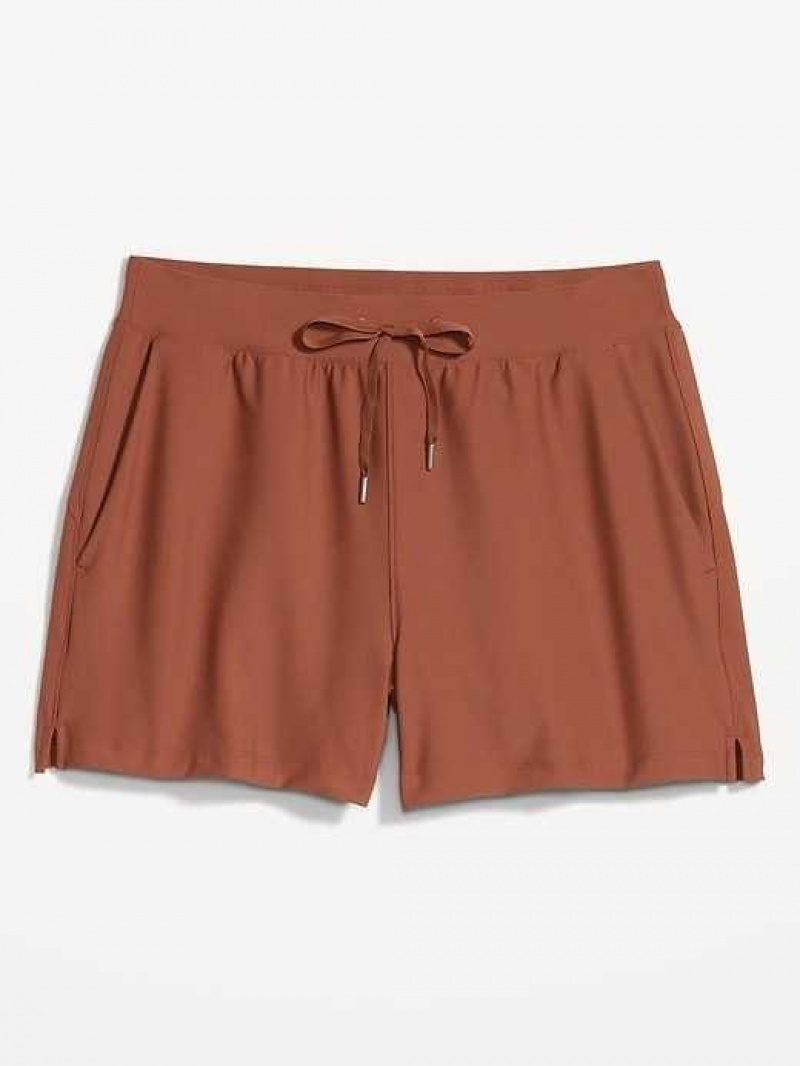 Old Navy High-Waisted PowerSoft Shorts Apple Cinnamon | HQD305291