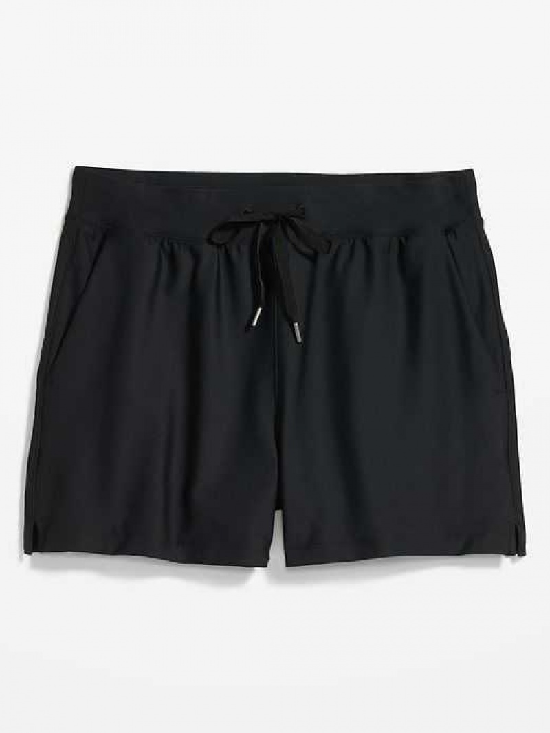 Old Navy High-Waisted PowerSoft Shorts Black | GLZ189524