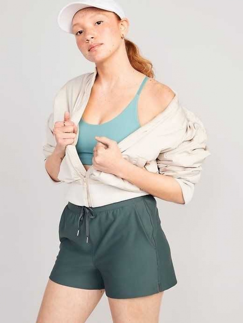 Old Navy High-Waisted PowerSoft Shorts Cavernous | SQC146972