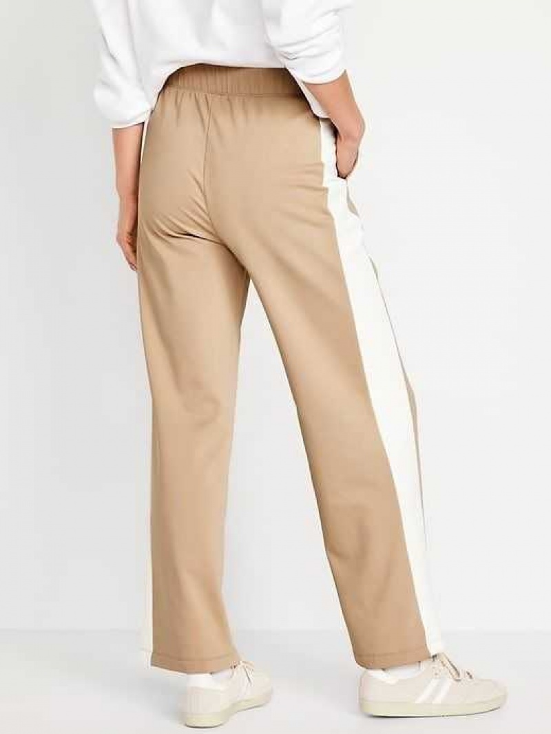 Old Navy High-Waisted PowerSoft Track Pants Beige | SJK320185