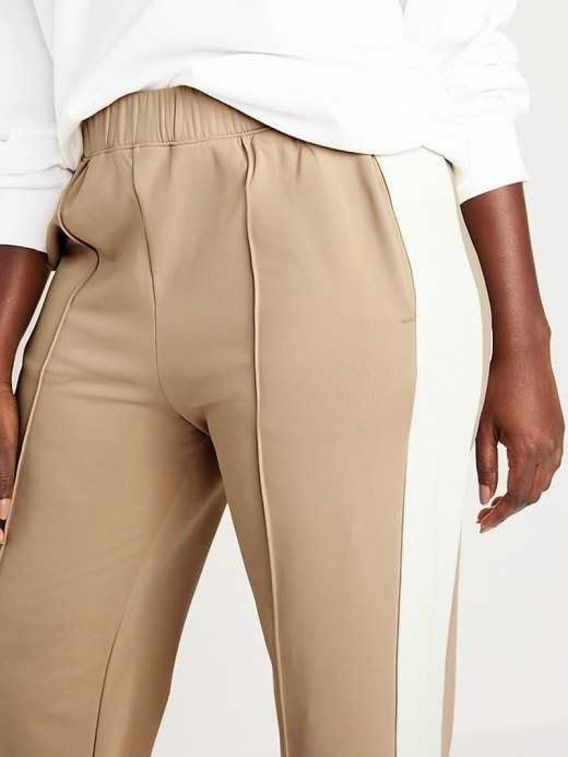 Old Navy High-Waisted PowerSoft Track Pants Beige | SJK320185