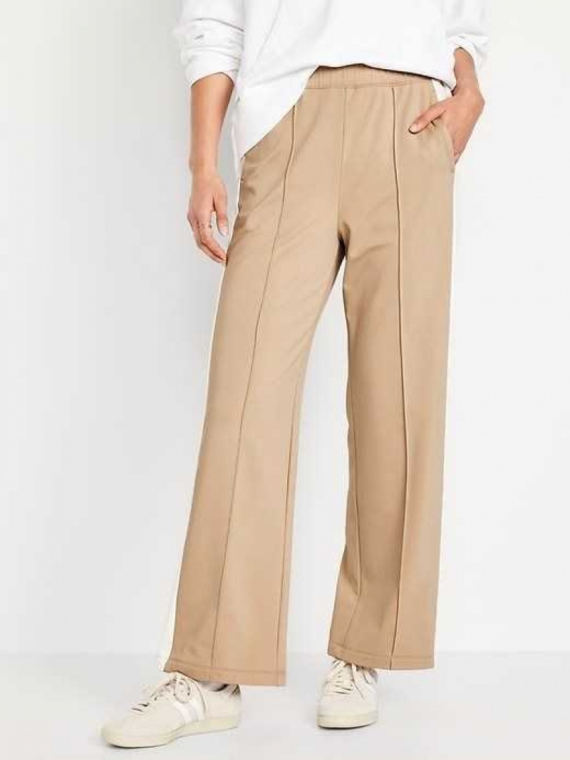 Old Navy High-Waisted PowerSoft Track Pants Beige | SJK320185