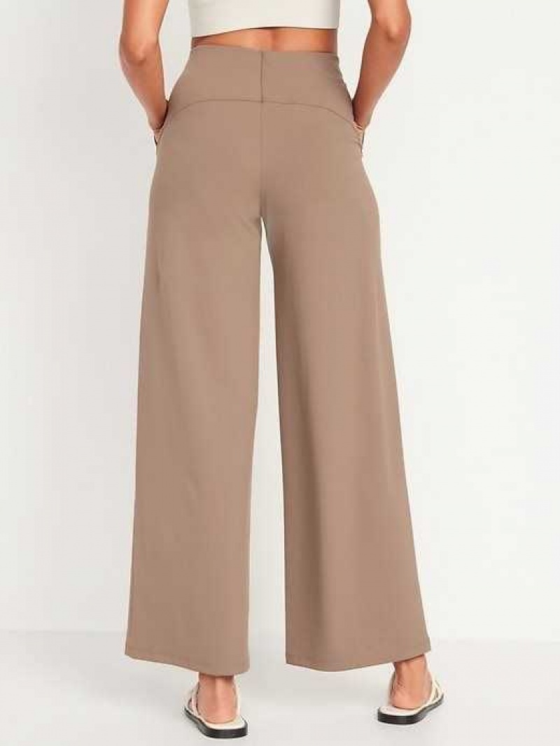 Old Navy High-Waisted PowerSoft Wide-Leg Pants Sedimentary | AVW208159