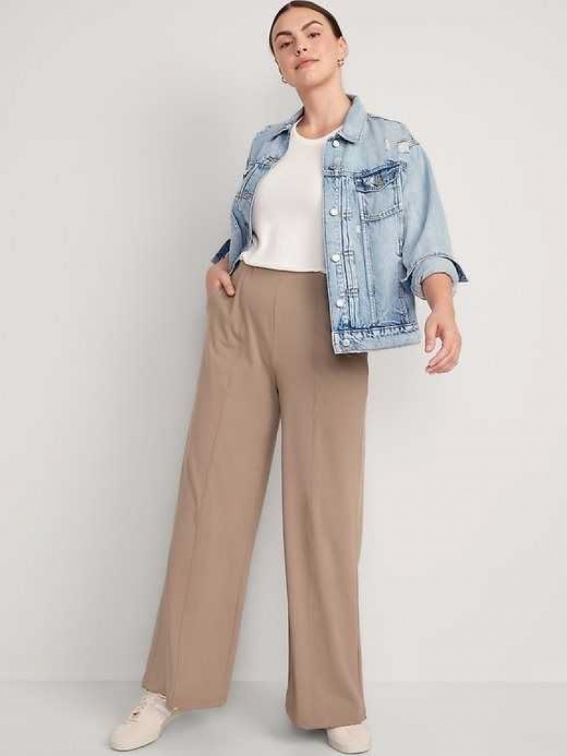 Old Navy High-Waisted PowerSoft Wide-Leg Pants Sedimentary | AVW208159