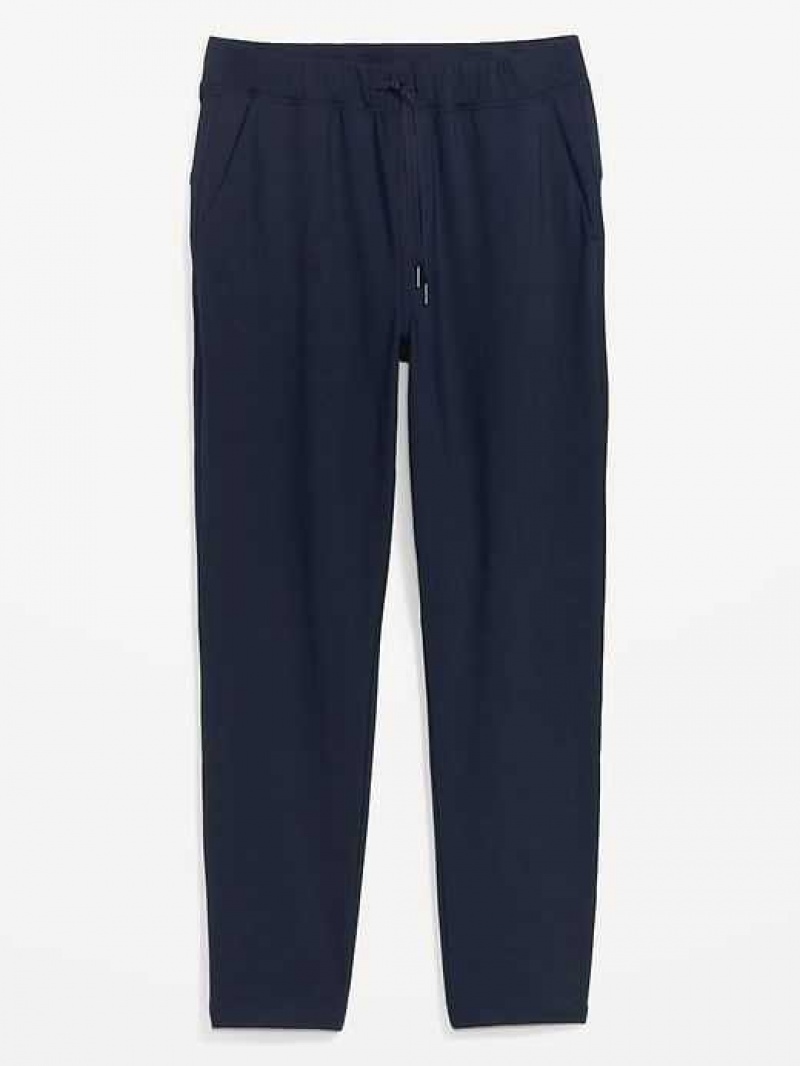 Old Navy High-Waisted Powersoft Coze Edition Slim Taper Pants Navy | KGX165790