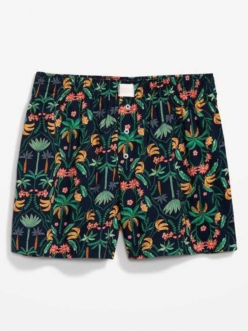 Old Navy High-Waisted Printed Poplin Pajama Shorts Banana Print | VFW456130