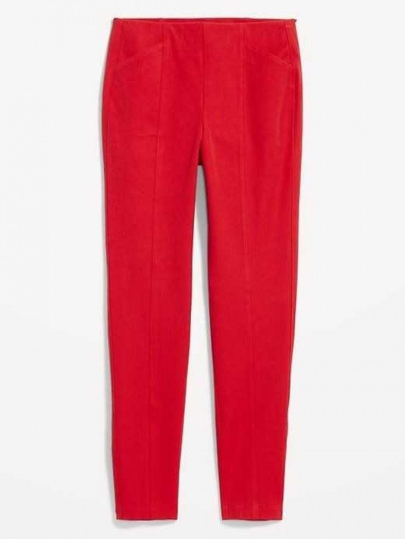 Old Navy High-Waisted Pull-On Pixie Skinny Ankle Pants Red | YRI983627