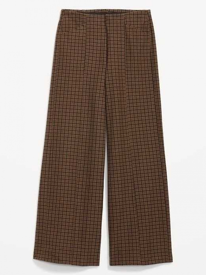 Old Navy High-Waisted Pull-On Pixie Wide-Leg Pants Gold | VKE148569