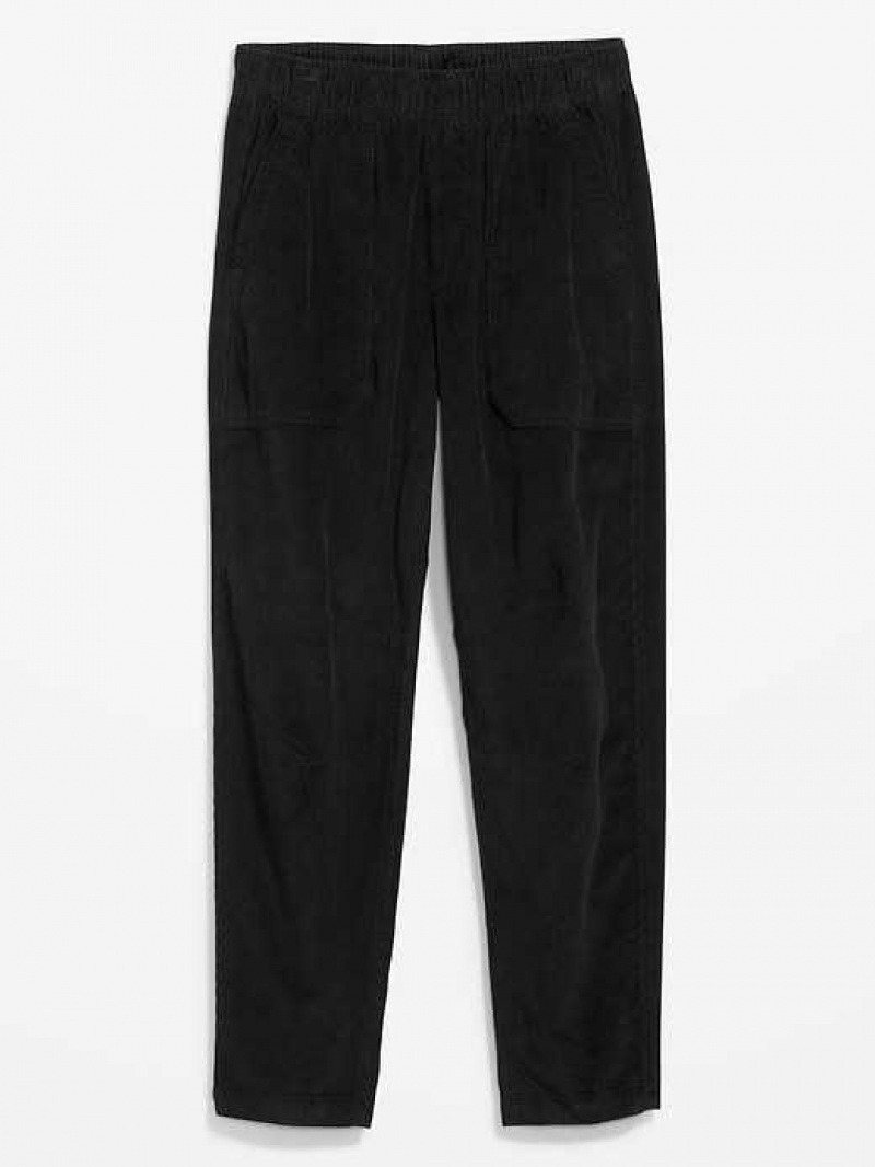 Old Navy High-Waisted Pulla Utility Pants Blackjack | QBP697340